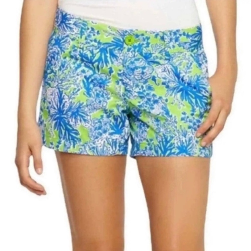 Lilly Pulitzer Callahan Shorts in Limeaid Biggest Fan